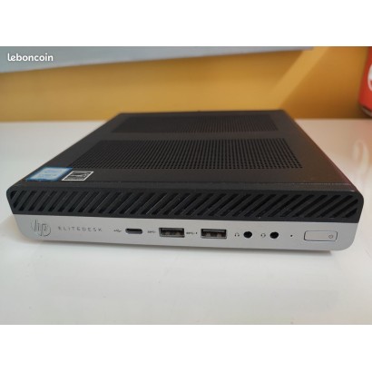 Ordinateur HP EliteDesk 800 G4 Micro i5 reconditionné - Ordimédia Plus